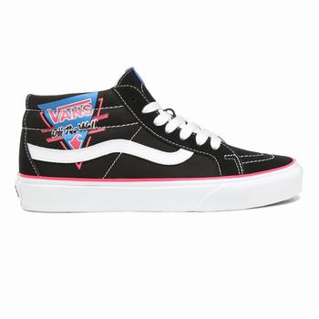 Vans California Native Sk8-Mid Reissue - Naisten Korkeavartiset tennarit - Mustat